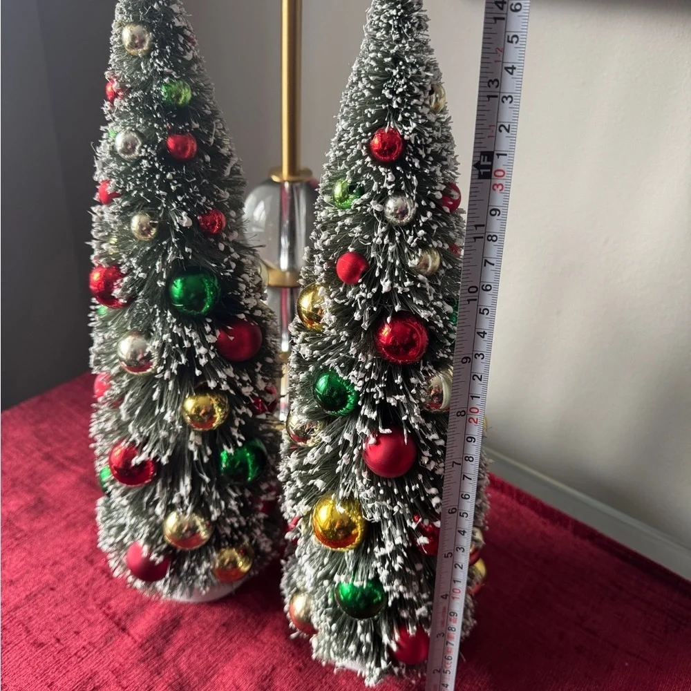 West Elm Bottlebrush Ornament Tree